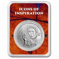 Stříbrná mince Icons of Inspiration: Marie Curie 1 Oz 2023 Niue TEP