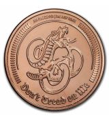 Měděná mince Don't Tread on Me | Liberty or Death 1 Oz