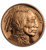 Měděná mince Indian Head (indiánská hlava) 1 Oz
