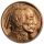 Měděná mince Indian Head (indiánská hlava) 1 Oz