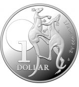 Stříbrná mince Klokan (Kangaroo) 1/2 Oz 1 $ 2023 Austrálie