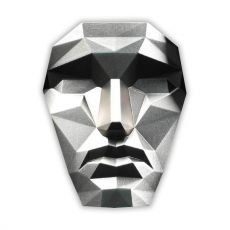 Stříbrná mince maska ​​Persona 2 Oz 2022 Starožitná