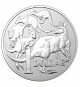 Stříbrná mince Mob of Roos Merlion Privy1 Oz 2019 Austrálie BU