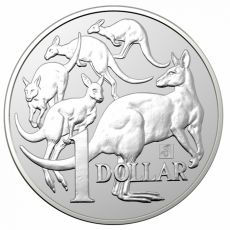 Stříbrná mince Mob of Roos Merlion Privy1 Oz 2019 Austrálie BU