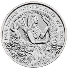 Stříbrná mince Myths and Legends - Maid Marian 1 Oz 2022 Velká Británie