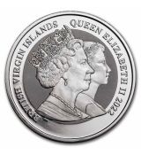 Stříbrná mince Královna Alžběta II (Queens Elizabeth II) 1 Oz 2022 BVI