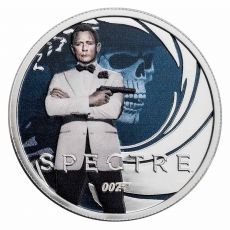 Stříbrná mince 007 James Bond Movie Spectre 1/2 Oz Tuvalu 2022