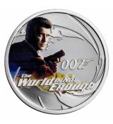 Stříbrná mince 007 James Bond Movie The World Is Not Enough 1/2 Oz Tuvalu 2022