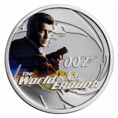 Stříbrná mince 007 James Bond Movie The World Is Not Enough 1/2 Oz Tuvalu 2022