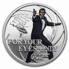 Stříbrná mince 007 James Bond For Your Eyes Only 1/2 Oz Tuvalu 2021