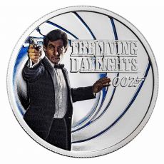 Stříbrná mince 007 James Bond The Living Daylights 1/2 Oz Tuvalu 2022