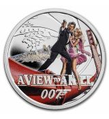 Stříbrná mince 007 James Bond A View to A Kill 1/2 Tuvalu 2022