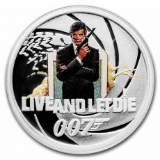 Stříbrná mince 007 James Bond Live and Let Die 1/2 Oz Tuvalu 2021