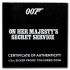 Stříbrná mince 007 James Bond: Her Majesty's Secret Service 1/2 Oz Tuvalu 2021