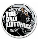 Stříbrná mince 007 James Bond Movie: You Only Live Twice 1/2 Oz Tuvalu 2021