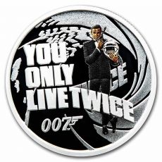 Stříbrná mince 007 James Bond Movie: You Only Live Twice 1/2 Oz Tuvalu 2021