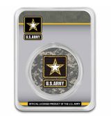 Stříbrná mince U.S. Army Logo ACU 1 Oz USA TEP