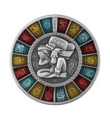 Stříbrná mince Haab Kalender 2 Oz 2 $ Niue 2023