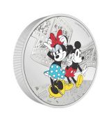 Stříbrná mince Minnie Mouse a Mickey Mouse 3 oz 2023 Niue