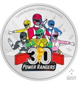 Stříbrná mince Power Rangers 1 Oz 2023 Niue