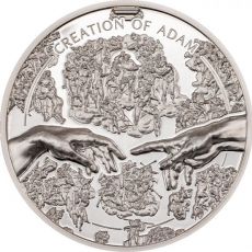 Stříbrná mince Stvoření Adama 1 Oz 2023