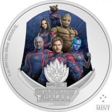 Stříbrná mince Strážci Galaxie 3 1 Oz 2023