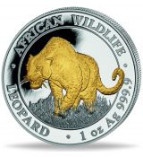 Stříbrná mince Leopard African Wildlife 1 Oz 2023 Somálská republika