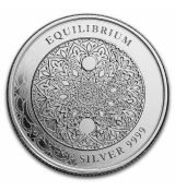 Stříbrná mince Equilibrium BU 2 $ 1 Oz Niue 2023