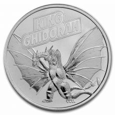 Stříbrná mince King Ghidorah 1 Oz 2023 Niue BU