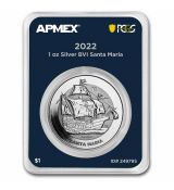Stříbrná mince Santa Maria (MD® Premier + PCGS FS) 1 Oz 2022 GB