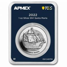 Stříbrná mince Santa Maria (MD® Premier + PCGS FS) 1 Oz 2022 GB