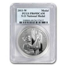 2011-W 9/11 Národní medaile PR-69 PCGS