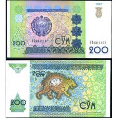 Uzbekistánský Sum 200 (1997)