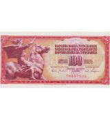 Jugoslávie 100 Dinara 1965