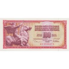 Jugoslávie 100 Dinara 1978