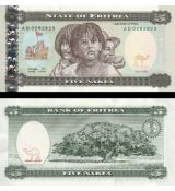 ERITREA 5 nakfa 1997 UNC