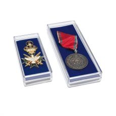 Plastový obal na medaile L, 138 x 53 x 20 mm, modrý, 5 ks v balení