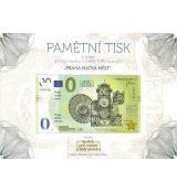 0 euro "Praha matka měst" Pametní tisk