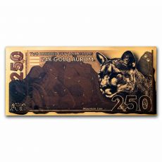 Zlatý slitek Gold Aurum Note – 250 mg (2023 Mountain Lion, 24K) Lev