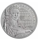 Stříbrná mince moderní americký obchodní dolar 1 Oz (BU) 2023 Svatá Helena