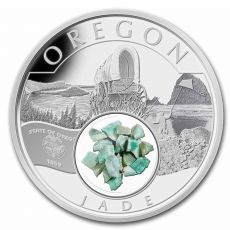 Stříbrná mince US Oregon Jade 1 Oz 2023