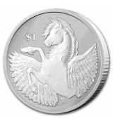 Stříbrná mince Pegasus Reverse Cameo 1 Oz 2023 BU Velká Británie