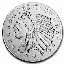 Stříbrná mince Incuse Indian 1 Oz USA