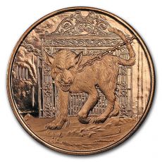Měděná mince Severská stvoření: Garm 1 Oz