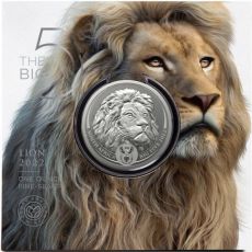Stříbrná mince Big Five II - Lev 1 Oz 2022 Jižní Afrika