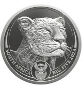 Stříbrná mince Big Five II - Leopard 1 Oz 2023 Jižní Afrika