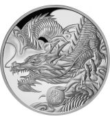 Stříbrná mince Lunární drak 1 Oz 2024 Niue