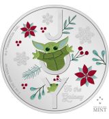 Stříbrná mince Vánoční pozdravy ze Star Wars 1 Oz Niue 2021