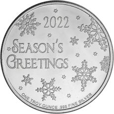 Stříbrná mince Season's Greetings Merry Christmas 2020 1 Oz USA