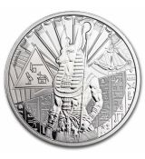 Stříbrná mince Sierra Leone 1 oz stříbrní egyptské bohové: Anubis 2023 BU